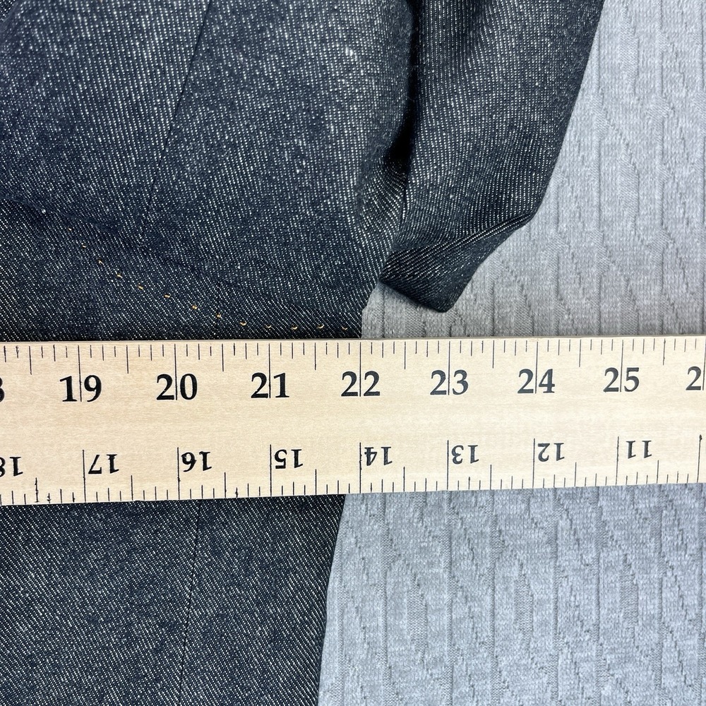 2 Piece denim Suit New With Tags Men (42L) double breast tuxedo cowboy IL CANTO - Picture 8 of 16
